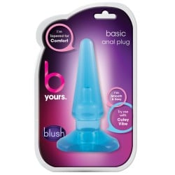 Blush Basic Anal Plug - Blue