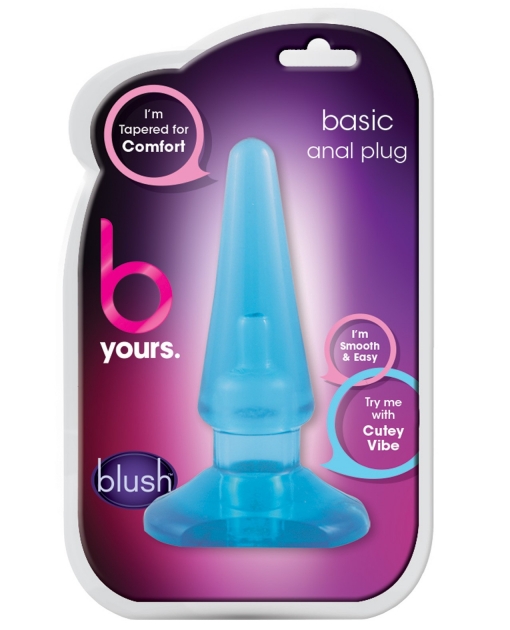Blush Basic Anal Plug - Blue