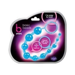 Blush Basic Anal Beads - Blue