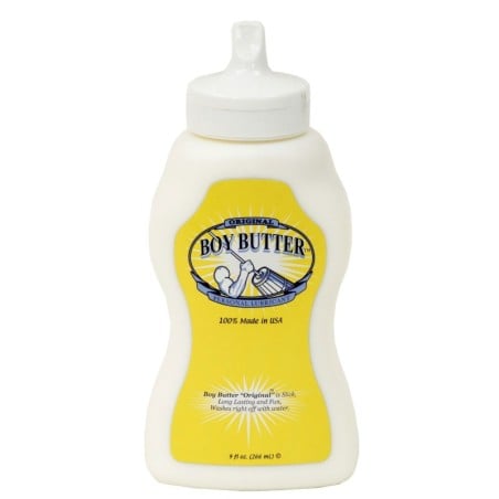 Boy Butter Churn Style  - 9 oz Squeeze Bottle