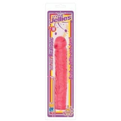 Crystal Jellies 10" Classic Dildo - Pink