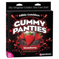 Edible Crotchless Gummy Panty - Strawberry
