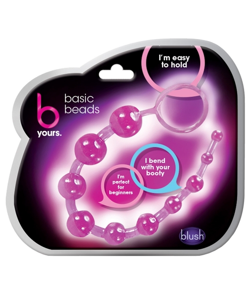 Blush Basic Anal Beads - Purple