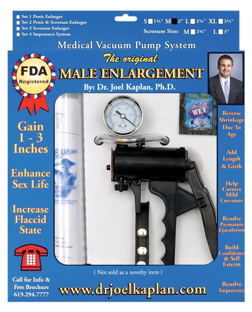 Dr. Joel Kaplan Medium Male Enlargement Pump System 2" I.D.