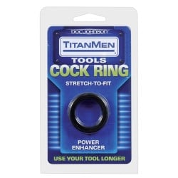 Titanmen Tools Cock Ring - Black