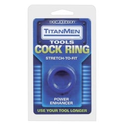 Titanmen Tools Cock Ring - Blue