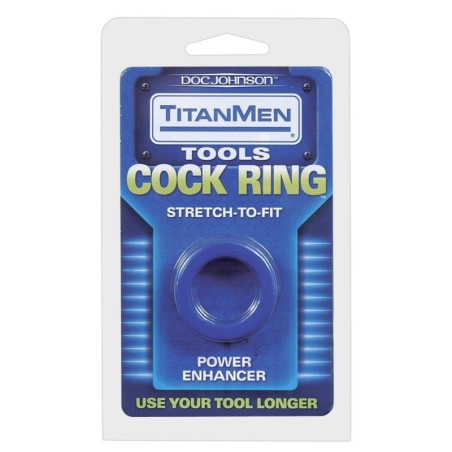 Titanmen Tools Cock Ring - Blue