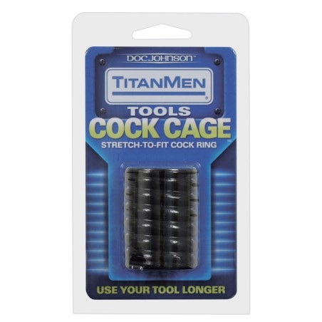 Titanmen Tools Cock Cage - Black