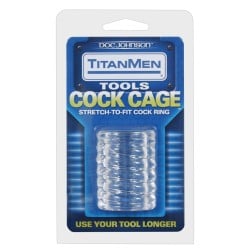 Titanmen Tools Cock Cage - Clear