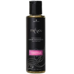 Sensuva Me & You Massage Oil - 4.2 oz Pomegranate Fig/Coconut Plumeria