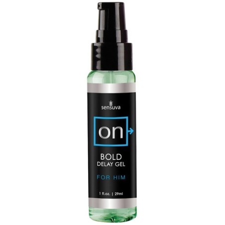 Sensuva On Bold Delay Gel for Him - 1 oz