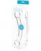 Glas 7" Curved Glass G Spot Stimulator - Clear