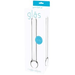 Glas 7" Straight Glass Dildo - Clear