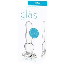 Glas 4" Butt Plug - Clear