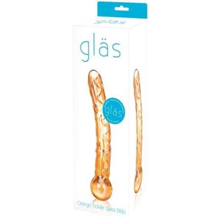 Glas Tickler Dildo - Orange