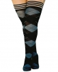 Kix'ies Kimmie Argyle Thigh High Argyle D