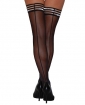 Kix'ies Lois Thigh High w/Black Seam Black A