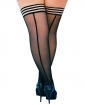 Kix'ies Lois Thigh High w/Black Seam Black D