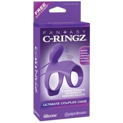 Fantasy C Ringz Ultimate Couples Cage - Purple