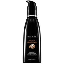 Wicked Sensual Care Collection Aqua Waterbased Lubricant - 2 oz Cinnamon Bun