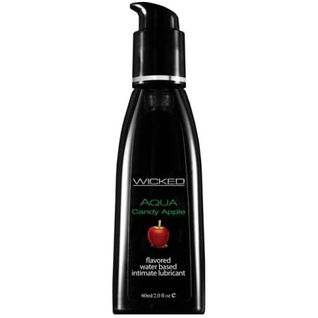 Wicked Sensual Care Collection Aqua Waterbased Lubricant - 2 oz Candy Apple