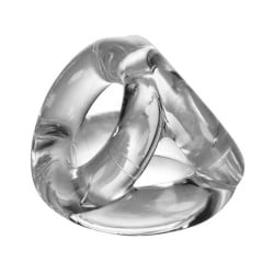 Oxballs Atomic Jack Tri Sport 3 Ring Sling Cockring - Clear