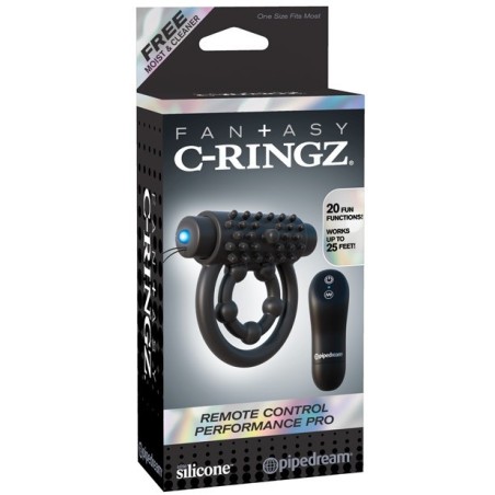 Fantasy C-Ringz Remote Control Performance Pro - Black