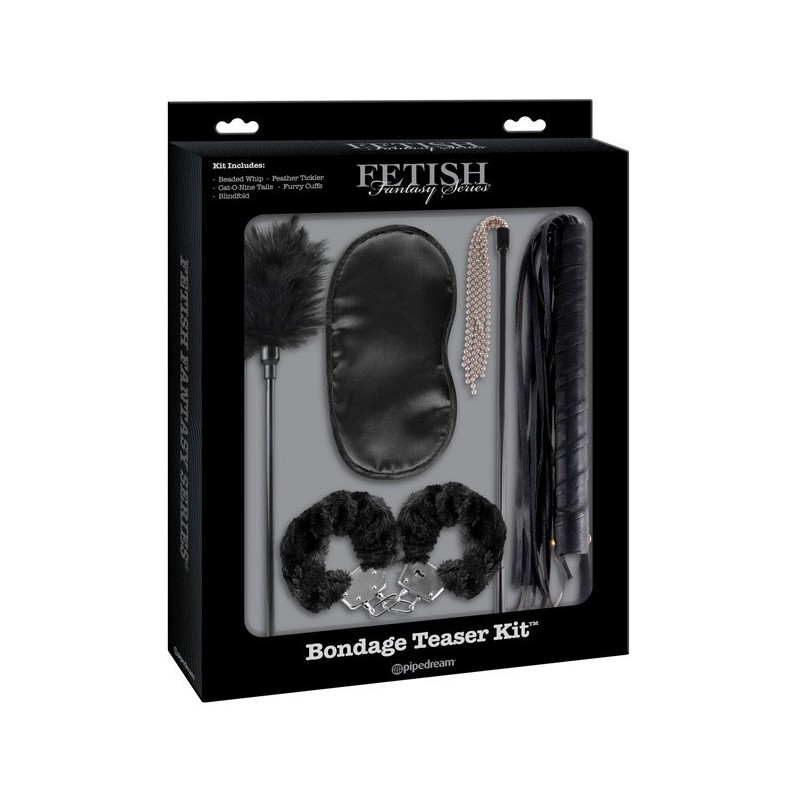 Fetish Fantasy Limited Edition Bondage Teaser Kit - Black Fetish Fantasy Limited Edition Bondage Teaser Kit - Black