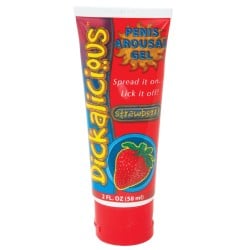 Dickalicious Penis Arousal Gel 2 oz - Strawberry