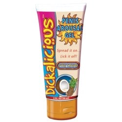 Dickalicious Penis Arousal Gel  2 oz - Pina Colada