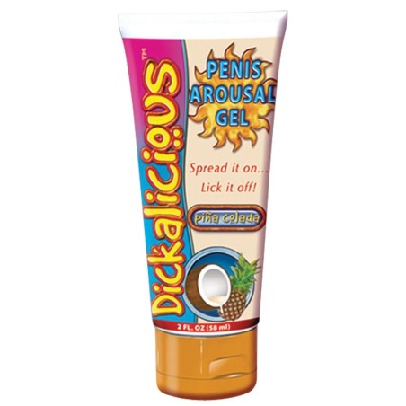 Dickalicious Penis Arousal Gel  2 oz - Pina Colada