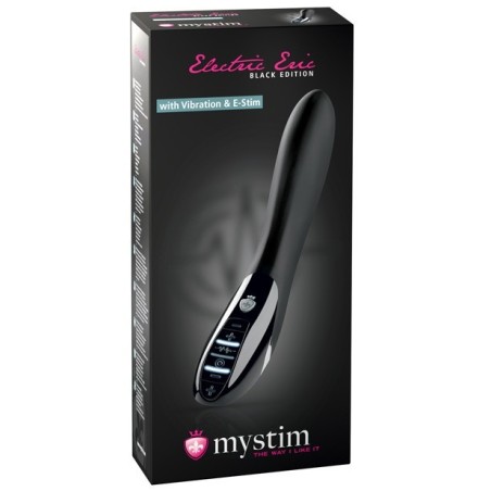 Mystim Electric Eric eStim Vibrator Black Edition - Black
