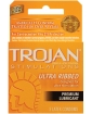 Trojan Ribbed Condoms - Box of 3