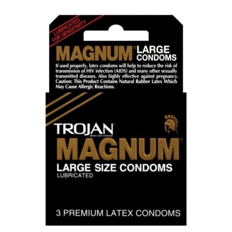 Trojan Magnum Condoms - Box of 3