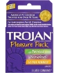 Trojan Pleasure Pack Condoms - Box of 3