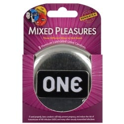 ONE Mixed Pleasures Condoms - Box of 3