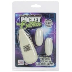 Pocket Exotics Glow In The Dark Double Bullets