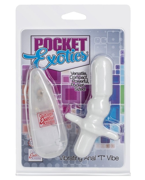 Pocket Exotics Anal T Vibe - Ivory