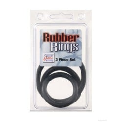 Rubber Ring 3 Pack (Sm,Md,Lg) - Black