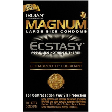 Trojan Magnum Ecstasy Condoms - Box of 10