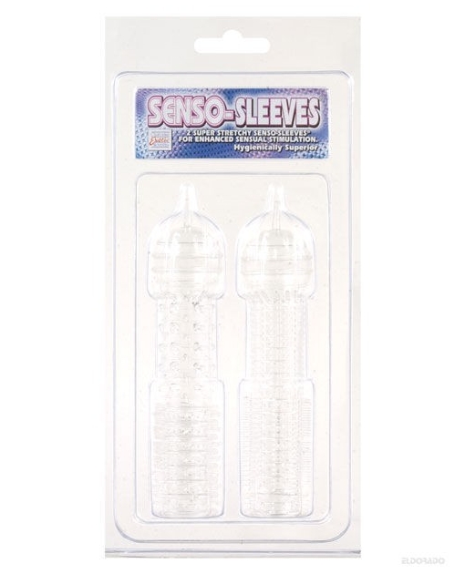 Senso Silicone Sleeves 2 Pack - Clear