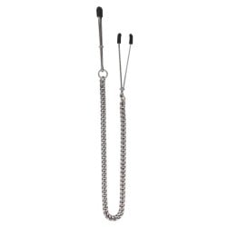 Adjustable Tweezer Nipple Clamps w/Jewel Chain