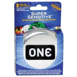 ONE Super Sensitive Condoms - Box of 3