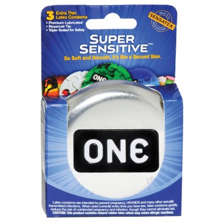 ONE Super Sensitive Condoms - Box of 3