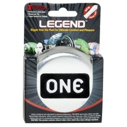 ONE The Legend XL Condoms - Box of 3