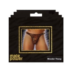 Male Power Wonder Thong Animal Print S/M