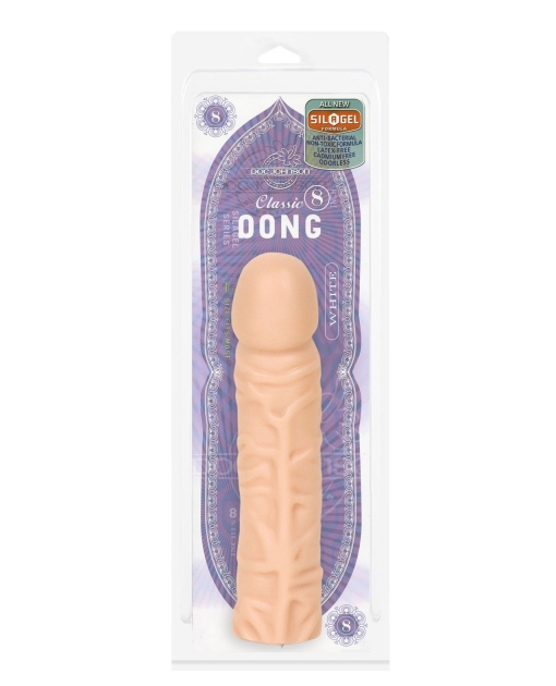 8" Classic Dong - White