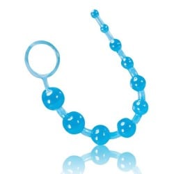 Blush Basic Anal Beads - Blue