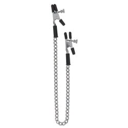Adjustable Alligator Nipple Clamps w/Link Chain