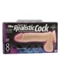 UR3 Realistic Cock w/Balls - 8" White